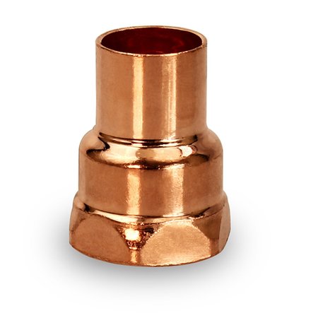 EVERFLOW Copper Female Adapter Fitting with SWTxFIP Connection 3/4'' CCFA0034